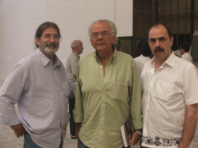 André Faria, Zelito Viana e Marco Felipak na CINETV PR.